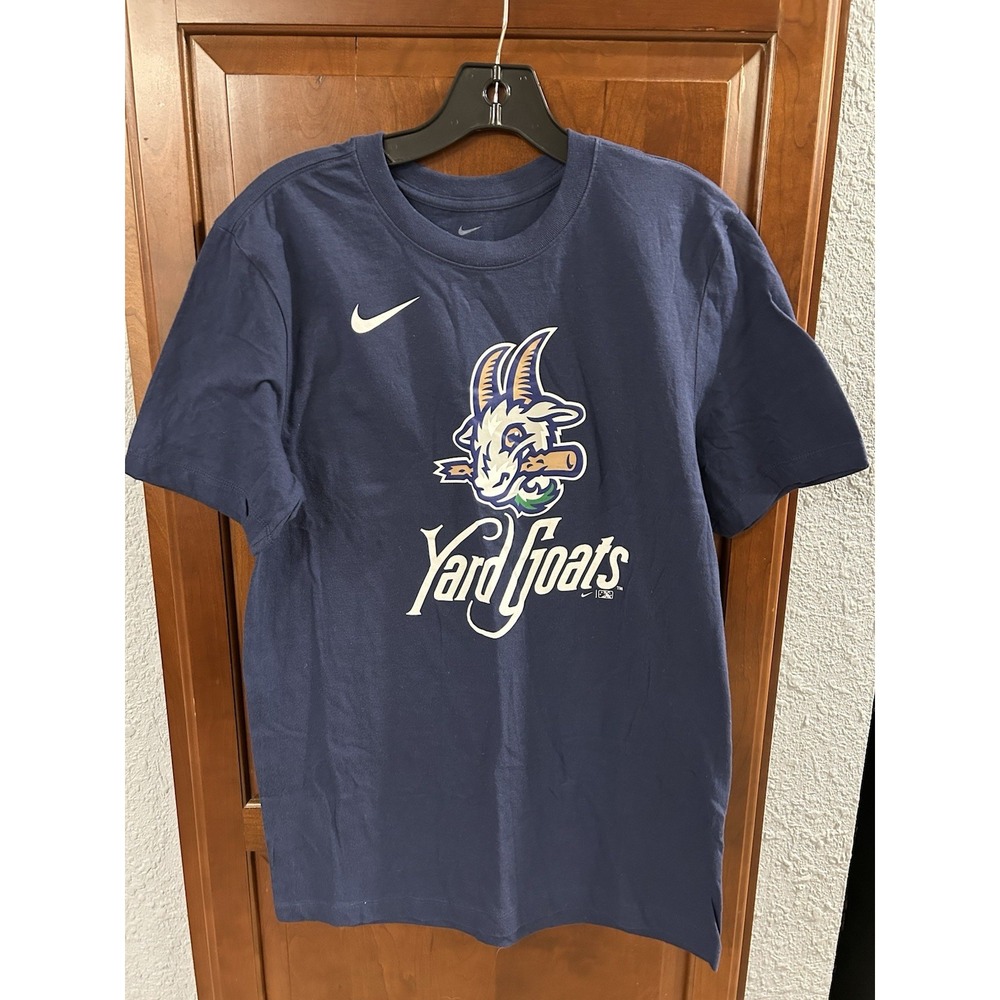 New Nike Tee Hartford Yard Goats Mens Small MiLB Minor League Baseball #32
